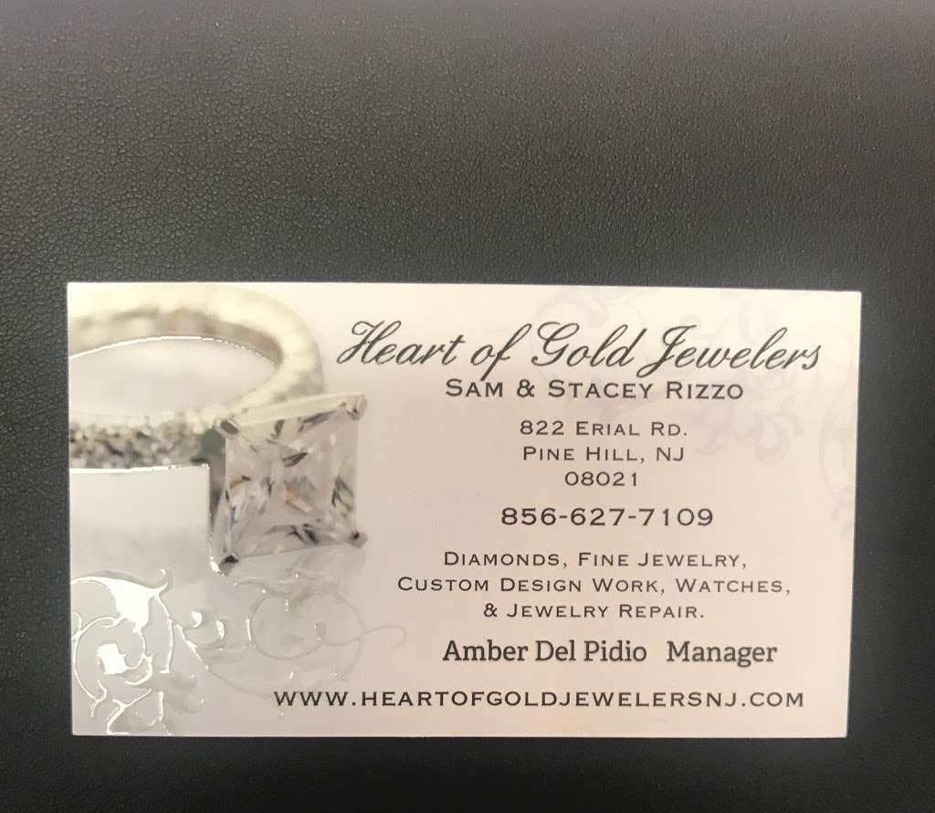 Heart of Gold Jewelers | 822 Erial Rd, Pine Hill, NJ 08021, USA | Phone: (856) 627-7109