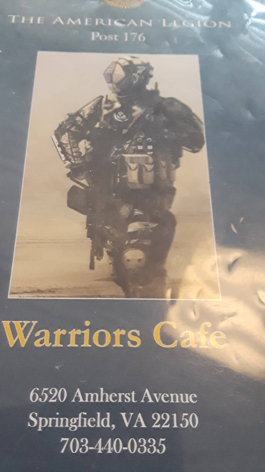 Warriors Cafe | Springfield, VA 22150, USA | Phone: (703) 440-0335