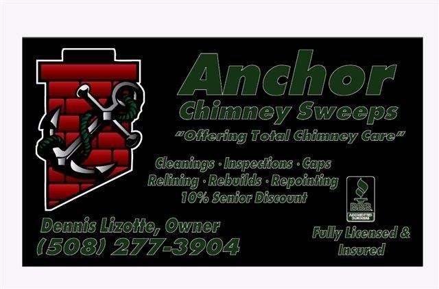 Anchor Chimney Sweeps | 99 Lincoln St, Millville, MA 01529, USA | Phone: (508) 581-0366