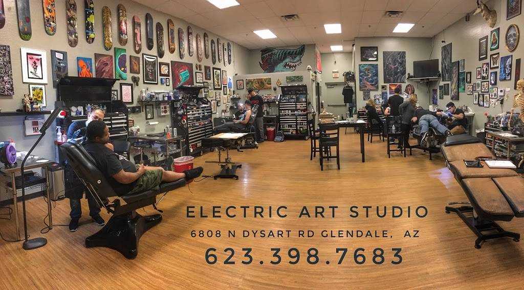 Electric Art Studio | 6808 N Dysart Rd #108, Glendale, AZ 85307, USA | Phone: (623) 398-7683