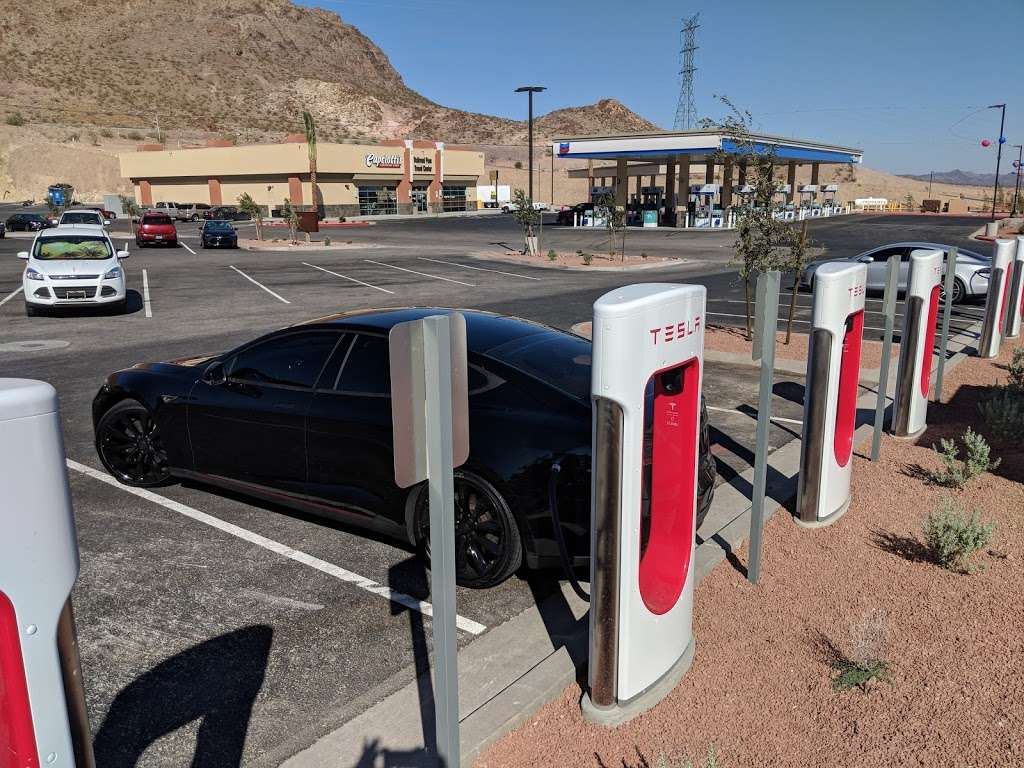 Railroad Pass Travel Center Tesla Supercharger | 2820 S Boulder Hwy, Henderson, NV 89002
