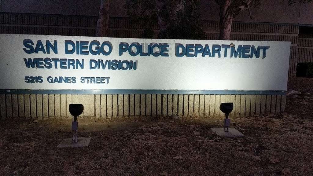 San Diego Police Department Western Division | 5215 Gaines St, San Diego, CA 92110, USA | Phone: (619) 692-4800