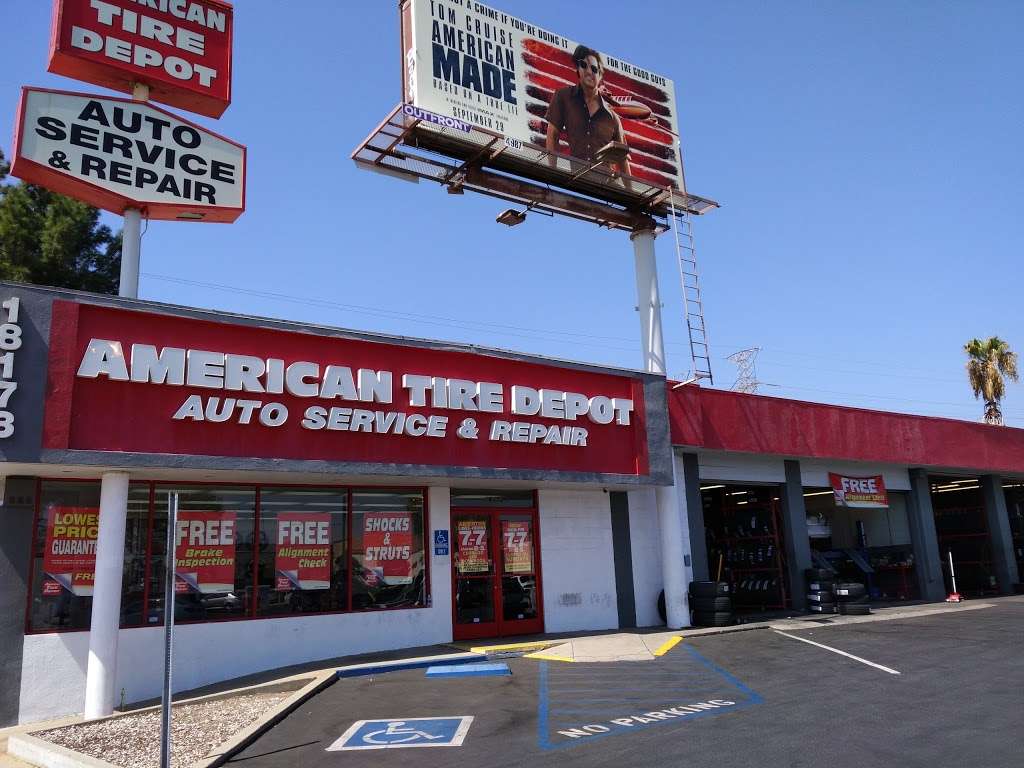 American Tire Depot - Granada Hills | 18173 Chatsworth St, Granada Hills, CA 91344, USA | Phone: (818) 366-4500