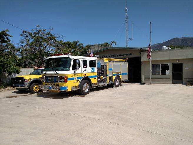 Ventura County Fire Station 20 | 12727 Santa Paula Ojai Rd, Santa Paula, CA 93060, USA | Phone: (805) 371-1111