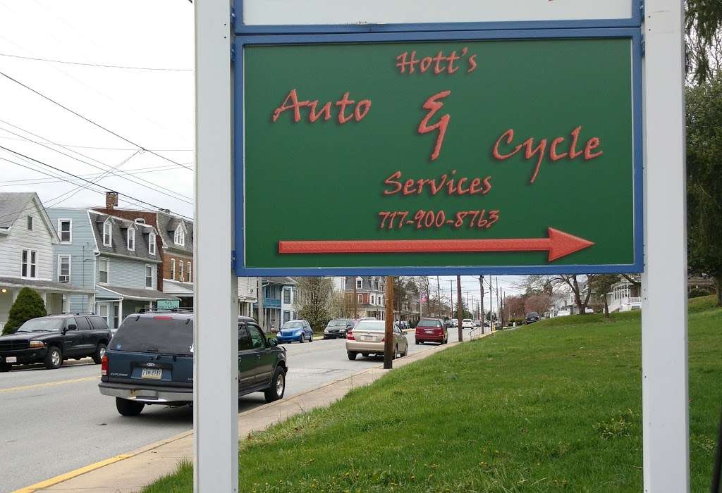 Hotts Auto & Cycle Services | 103 N Broad St, Hallam, PA 17406, USA | Phone: (717) 244-4688
