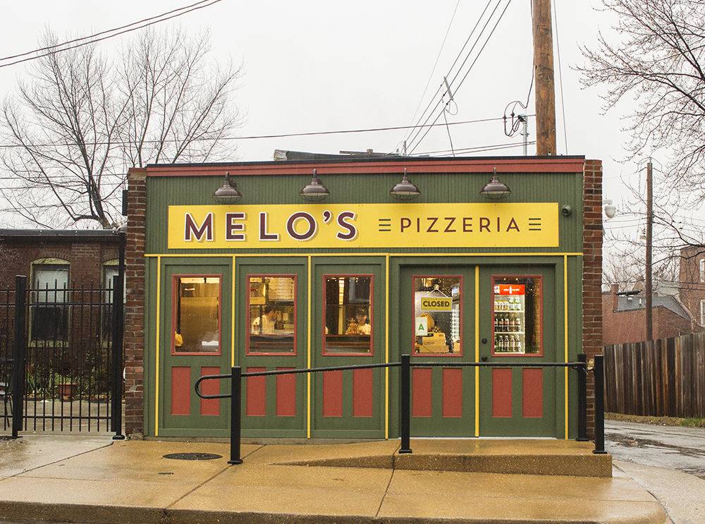 Melos Pizzeria | 2438 McNair Ave Rear, St. Louis, MO 63104 | Phone: (314) 833-4489