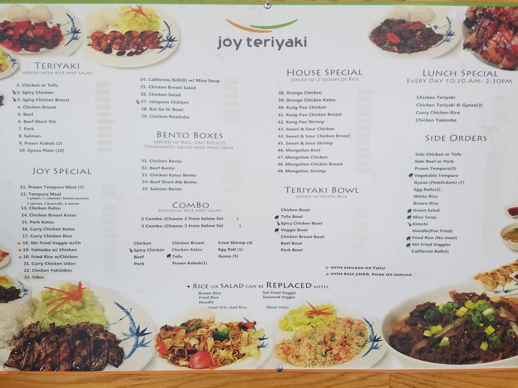 Joy Teriyaki | 8136 SE Foster Rd #280, Portland, OR 97206, USA | Phone: (503) 719-4293