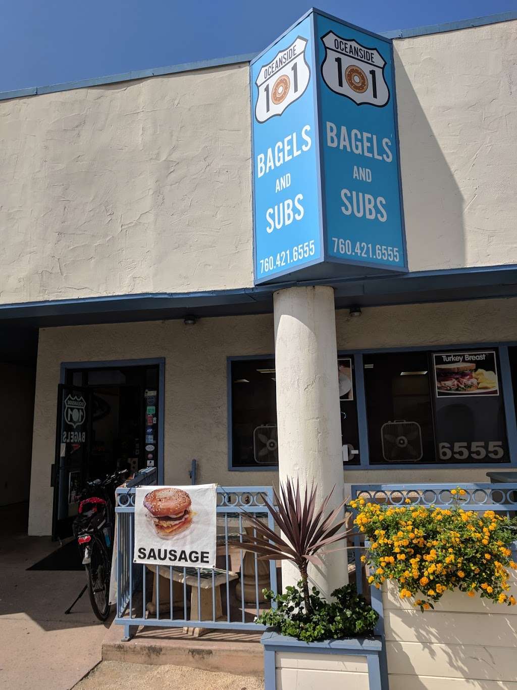 101 Bagels & subs | 323 N Coast Hwy suite C, Oceanside, CA 92054 | Phone: (760) 421-6555