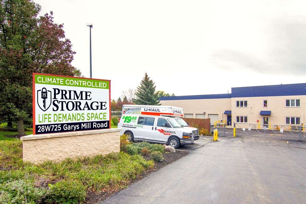 Prime Storage | 28W725 Garys Mill Road, West Chicago, IL 60185, USA | Phone: (630) 581-8323