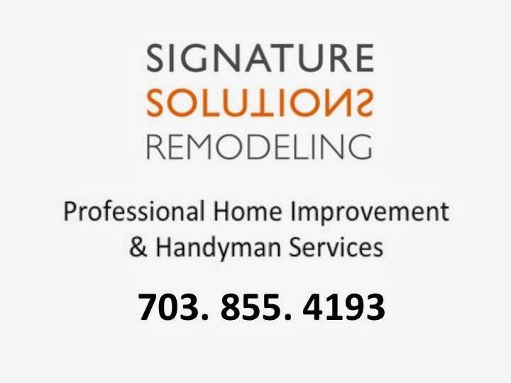 Signature Solutions Remodeling,LLC | 21053 Stanford Square #406, Sterling, VA 20166 | Phone: (703) 855-4193