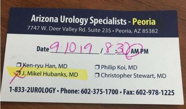 Arizona Urology Specialists - Peoria | 7747 W Deer Valley Rd #235, Peoria, AZ 85382, USA | Phone: (602) 375-1700