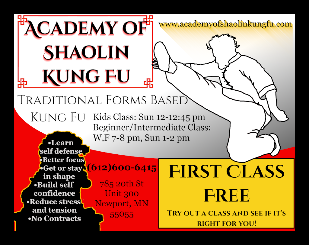 Academy of Shaolin Kung Fu | 785 20th St #300, Newport, MN 55055, USA | Phone: (612) 600-6415