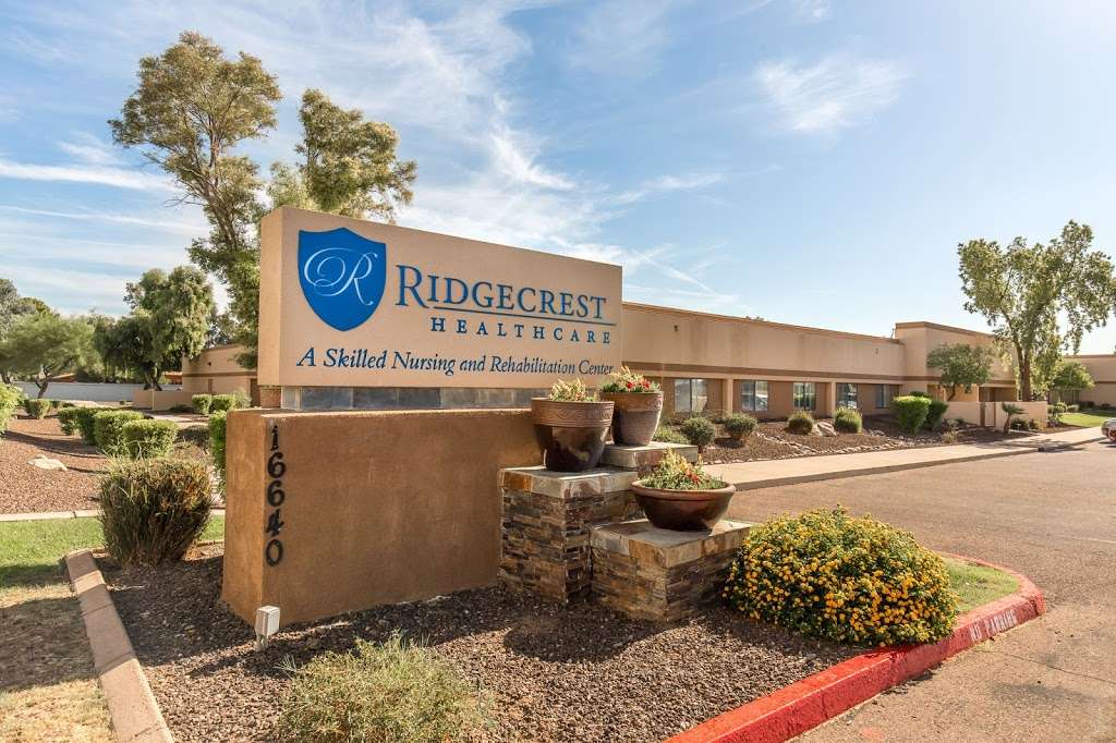Ridgecrest Healthcare | 16640 N 38th St, Phoenix, AZ 85032, USA | Phone: (602) 482-6671