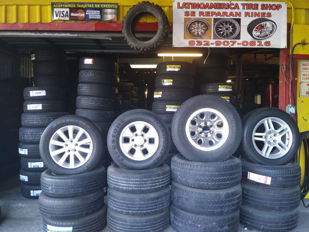 LATINOAMERICA TIRE SHOP | 1702 Aldine Mail Rte Rd, Houston, TX 77039, USA | Phone: (832) 907-0816