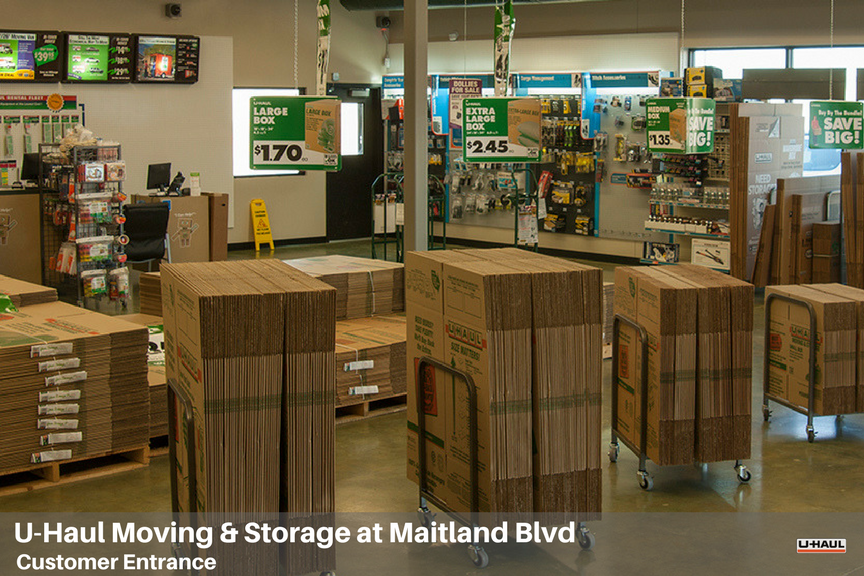 U-Haul Moving & Storage at Maitland Blvd | 7803 N Orange Blossom Trail, Orlando, FL 32810, USA | Phone: (407) 578-2500