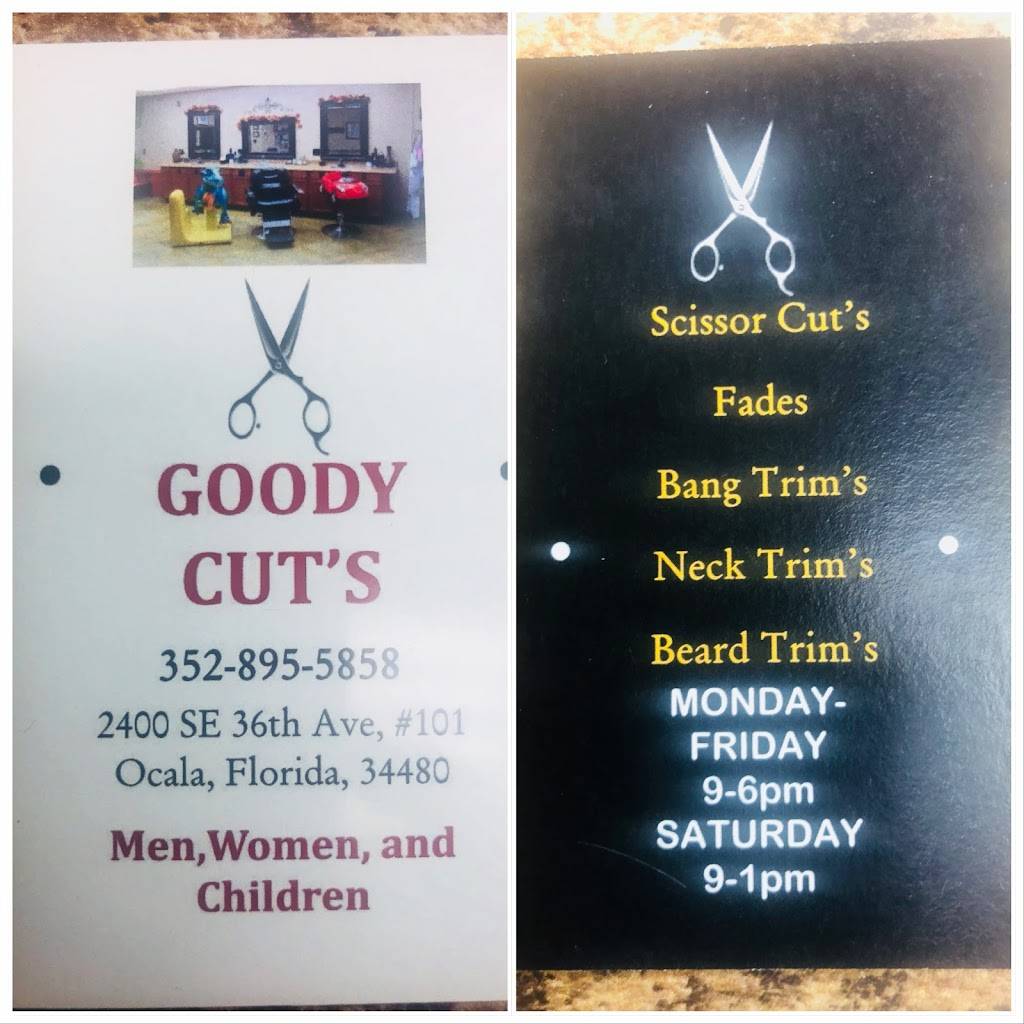 Goody Cuts | 2400 SE 36th Ave #101, Ocala, FL 34480, USA | Phone: (352) 895-5858