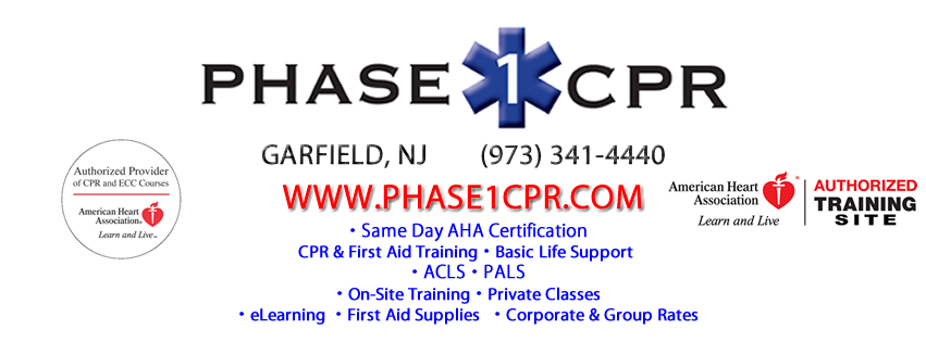 Phase1CPR | 113 Dewitt St #200, Garfield, NJ 07026, USA | Phone: (973) 341-4440