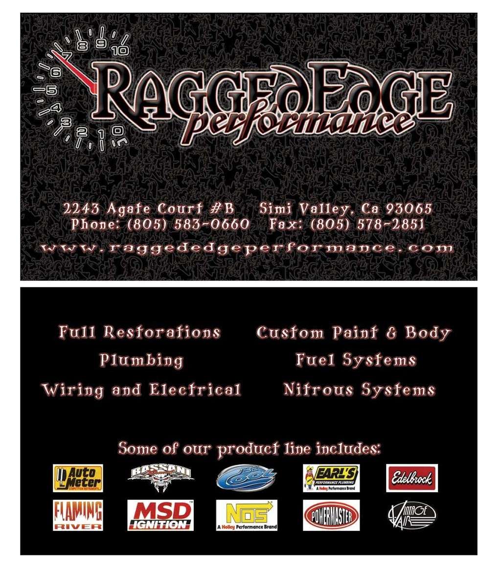 Ragged Edge Performance | 2243 Agate Ct, Simi Valley, CA 93065, USA | Phone: (805) 583-0660