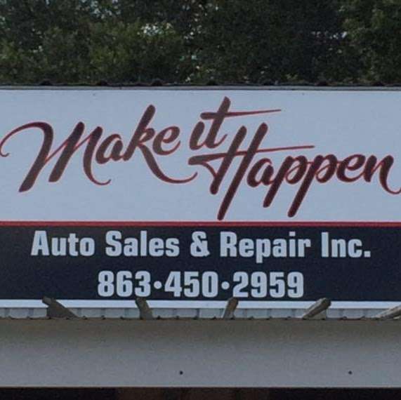 Make It Happen Auto Sales & Repair Inc. | 2721, 1406 N Combee Rd, Lakeland, FL 33801, USA | Phone: (863) 450-2959