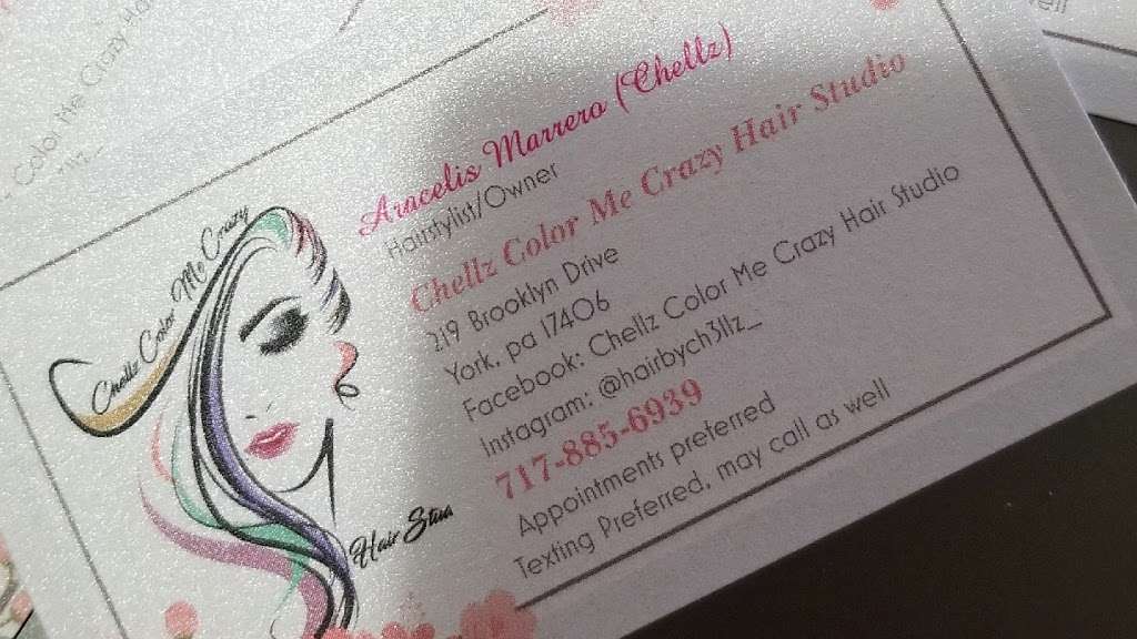 Chellz Color Me Crazy Hair Studio | 219 Brooklyn Dr, York, PA 17406, USA