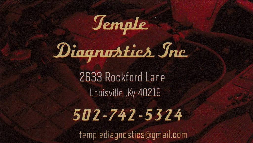 Temple Diagnostics Inc | 2633 Rockford Ln, Louisville, KY 40216, USA | Phone: (502) 742-5324