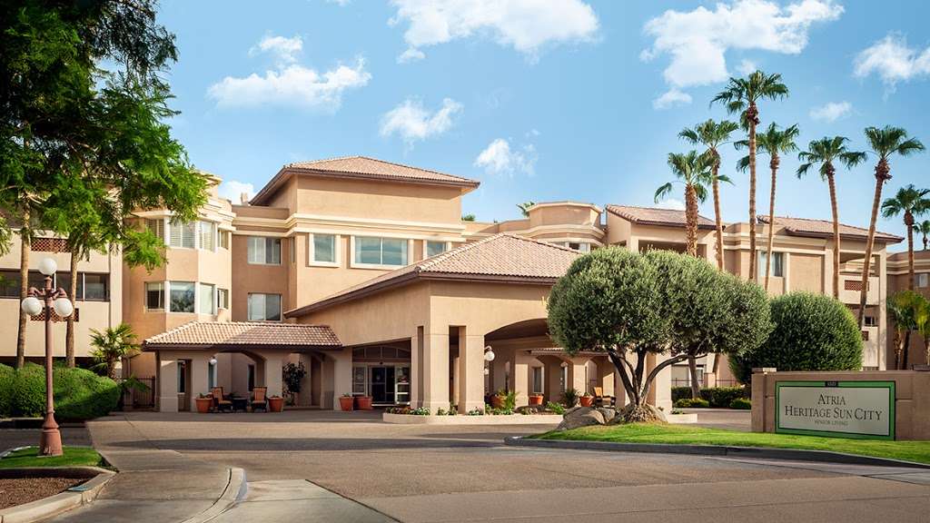 Atria Heritage Sun City | 10101 W Palmeras Dr, Sun City, AZ 85373, USA | Phone: (623) 208-7172