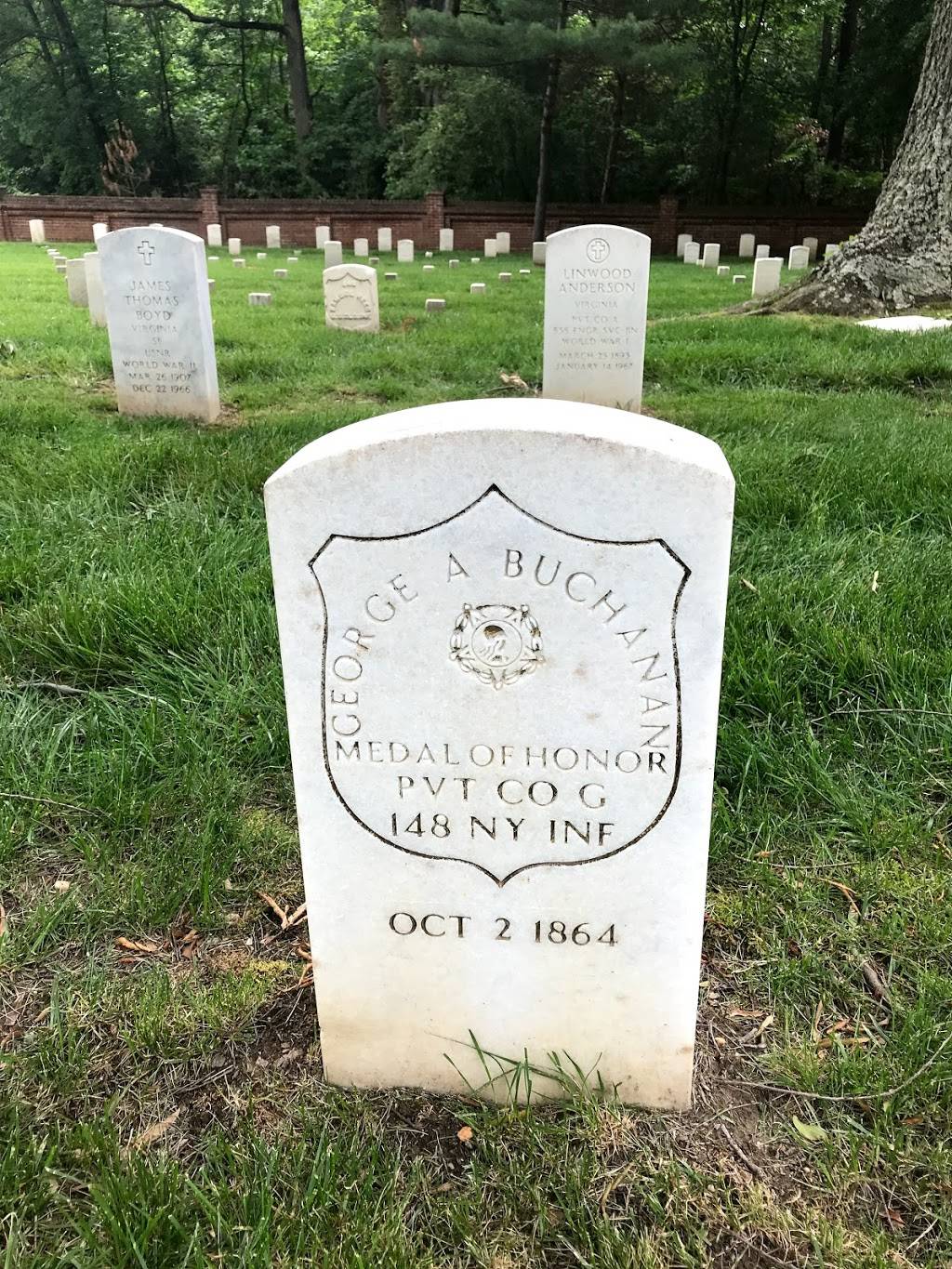 Fort Harrison National Cemetery | 8620 Varina Rd, Richmond, VA 23231 | Phone: (804) 795-2031