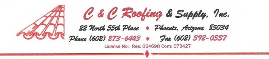 C & C Roofing | 22 N 55th Pl, Phoenix, AZ 85034 | Phone: (602) 273-6443