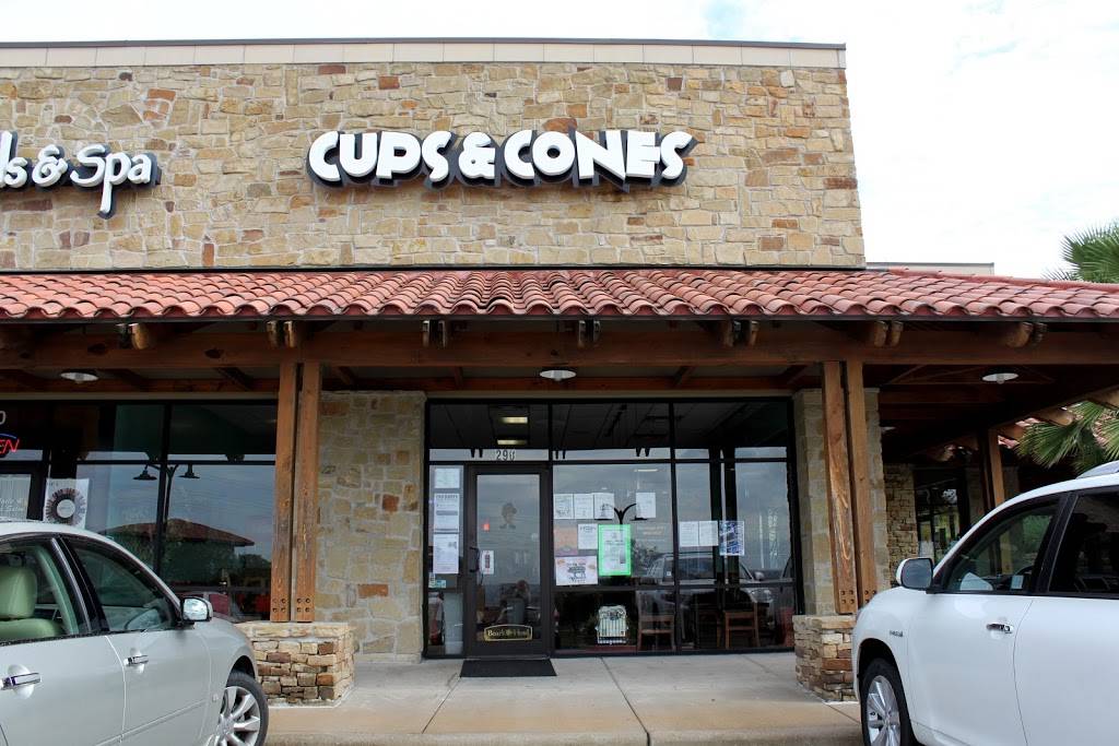 Cups & Cones | 2900 N Quinlan Park Rd, Austin, TX 78732, USA | Phone: (512) 266-2444