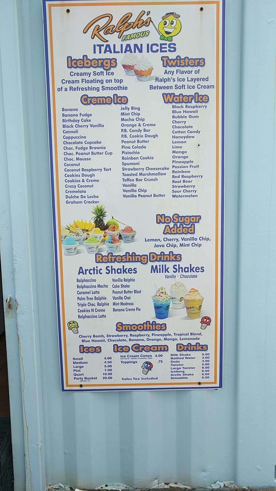 Ralphs Water Ice | 4 Boardwalk, Ocean Grove, NJ 07756