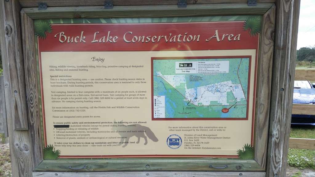 Buck Lake Conservation Area East Trailhead | 2725-2727 Blake Lee Trail, Mims, FL 32754, USA | Phone: (386) 329-4404
