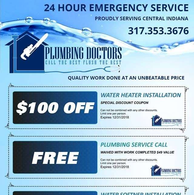 Plumbing Doctors | 2904 E 5th St, Anderson, IN 46012 | Phone: (317) 353-3676