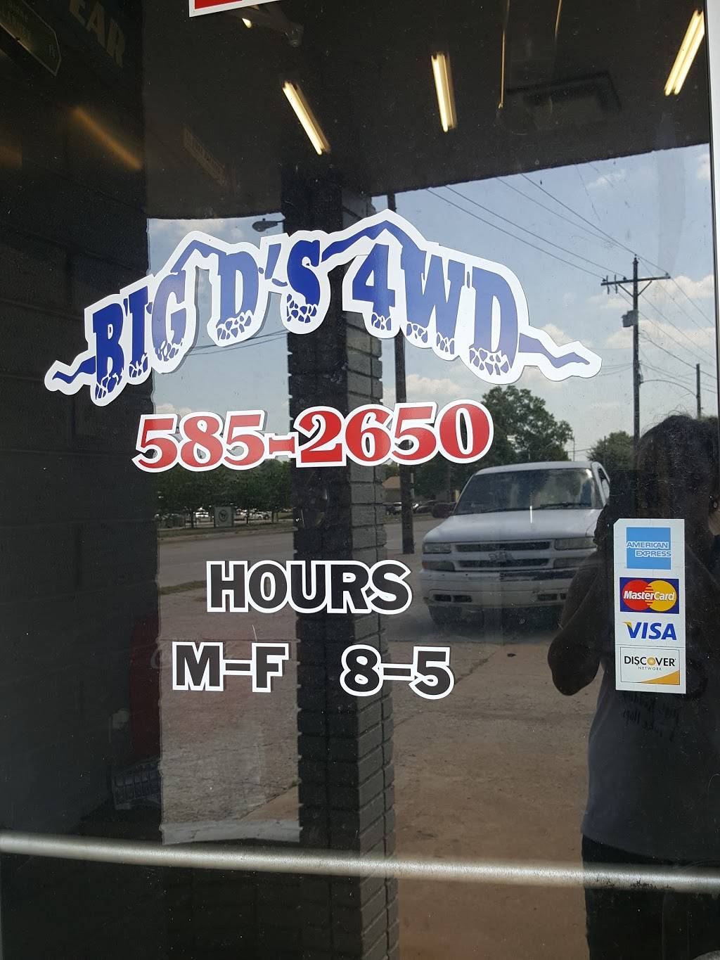 Big Ds 4WD Center | 2104 Charles Page Blvd, Tulsa, OK 74127, USA | Phone: (918) 241-2652