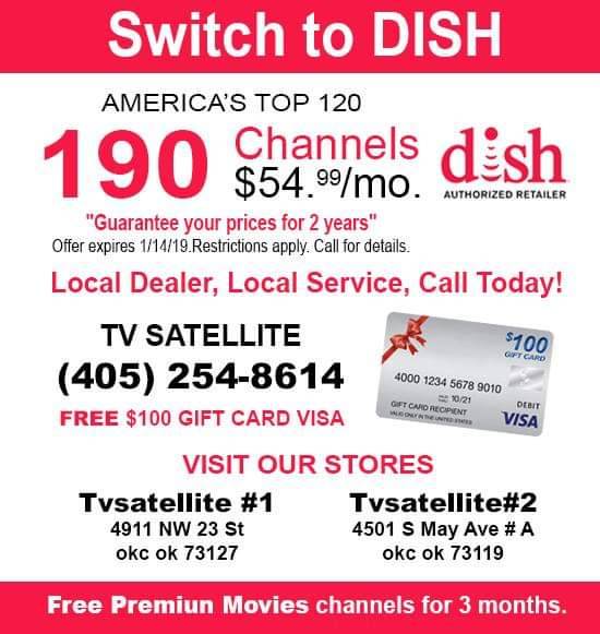 TVSATELLITE | 4501 S May Ave STE A, Oklahoma City, OK 73119, USA | Phone: (405) 603-5252