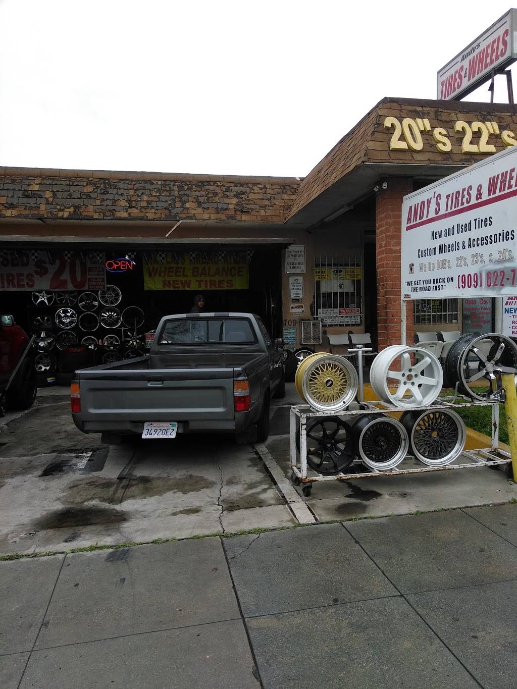 Andys Tires & Wheels | 709 W Holt Ave #3518, Pomona, CA 91768, USA | Phone: (909) 622-7773