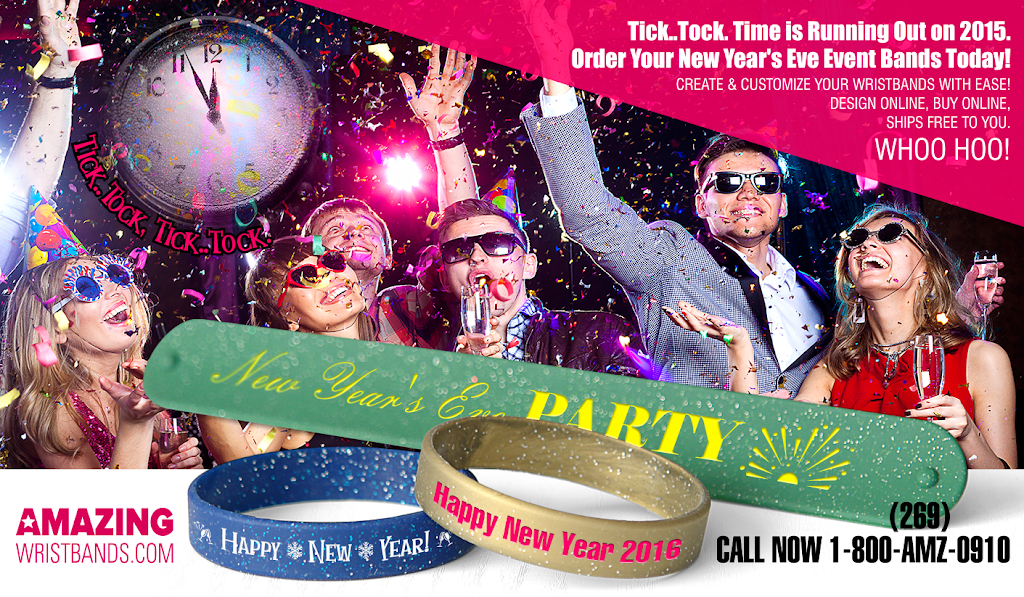 Amazing Wristbands | 4025 Willowbend Blvd #310, Houston, TX 77025, USA | Phone: (800) 269-0910