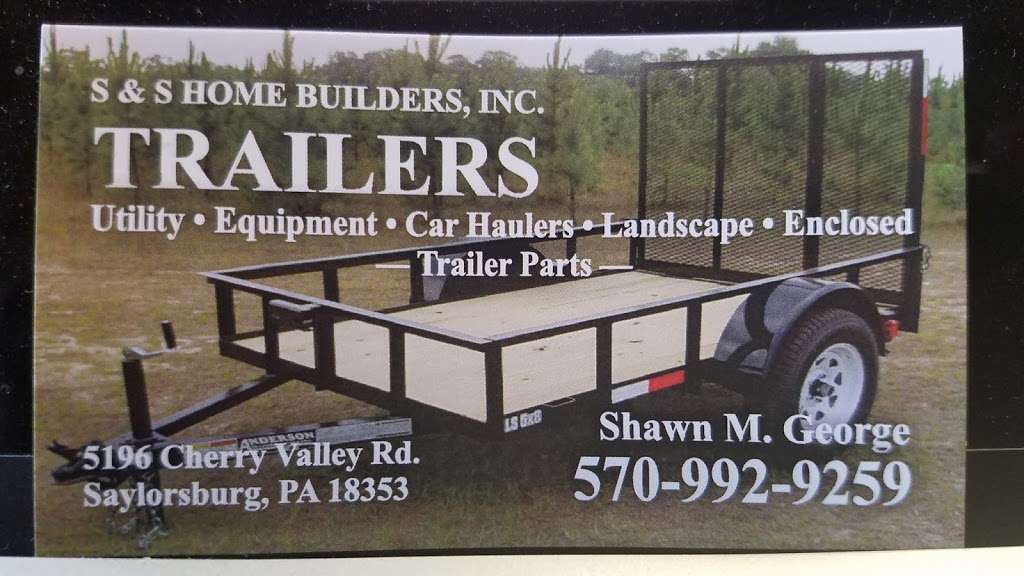 S & S Trailers | 5196 Cherry Valley Rd, Saylorsburg, PA 18353, USA | Phone: (570) 992-9259