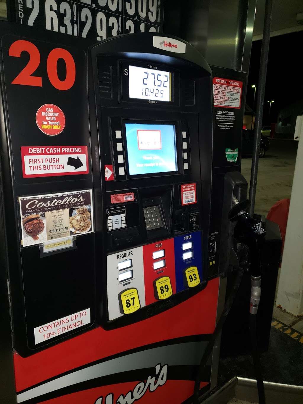 Haffners Gas Station | 73 Plaistow Rd, Haverhill, MA 01830, USA | Phone: (978) 374-2059