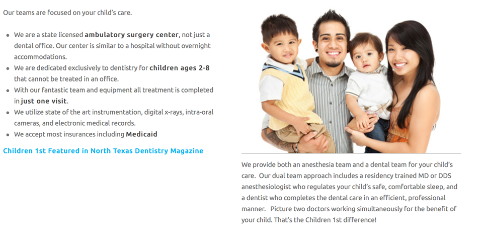 Children 1st Dental & Surgery Center | 8545 Gulf Fwy, Houston, TX 77017, USA | Phone: (713) 944-7700