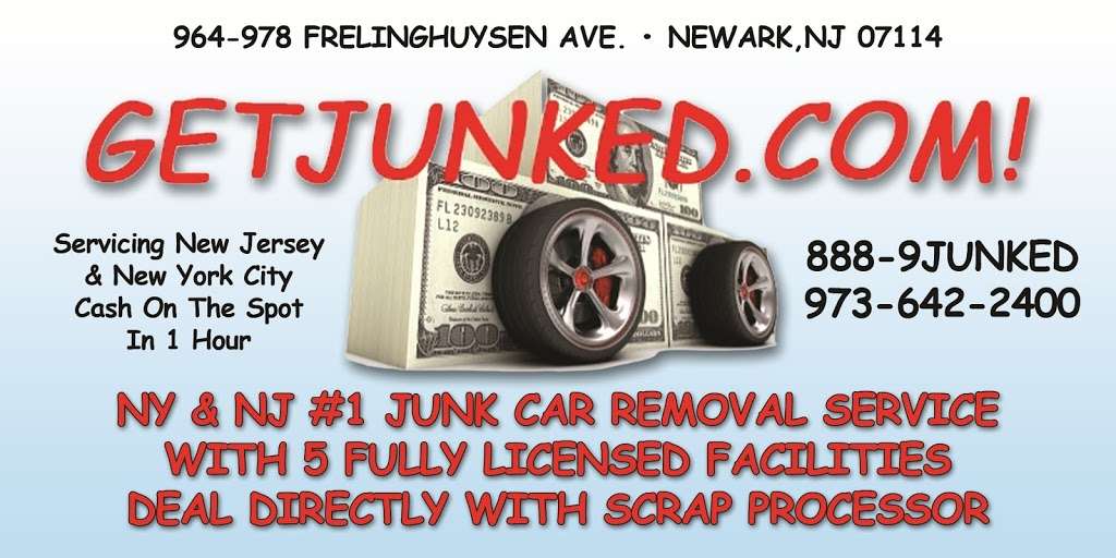 GetJunked.Com | 964-978 Frelinghuysen Ave, Newark, NJ 07114 | Phone: (888) 958-6533