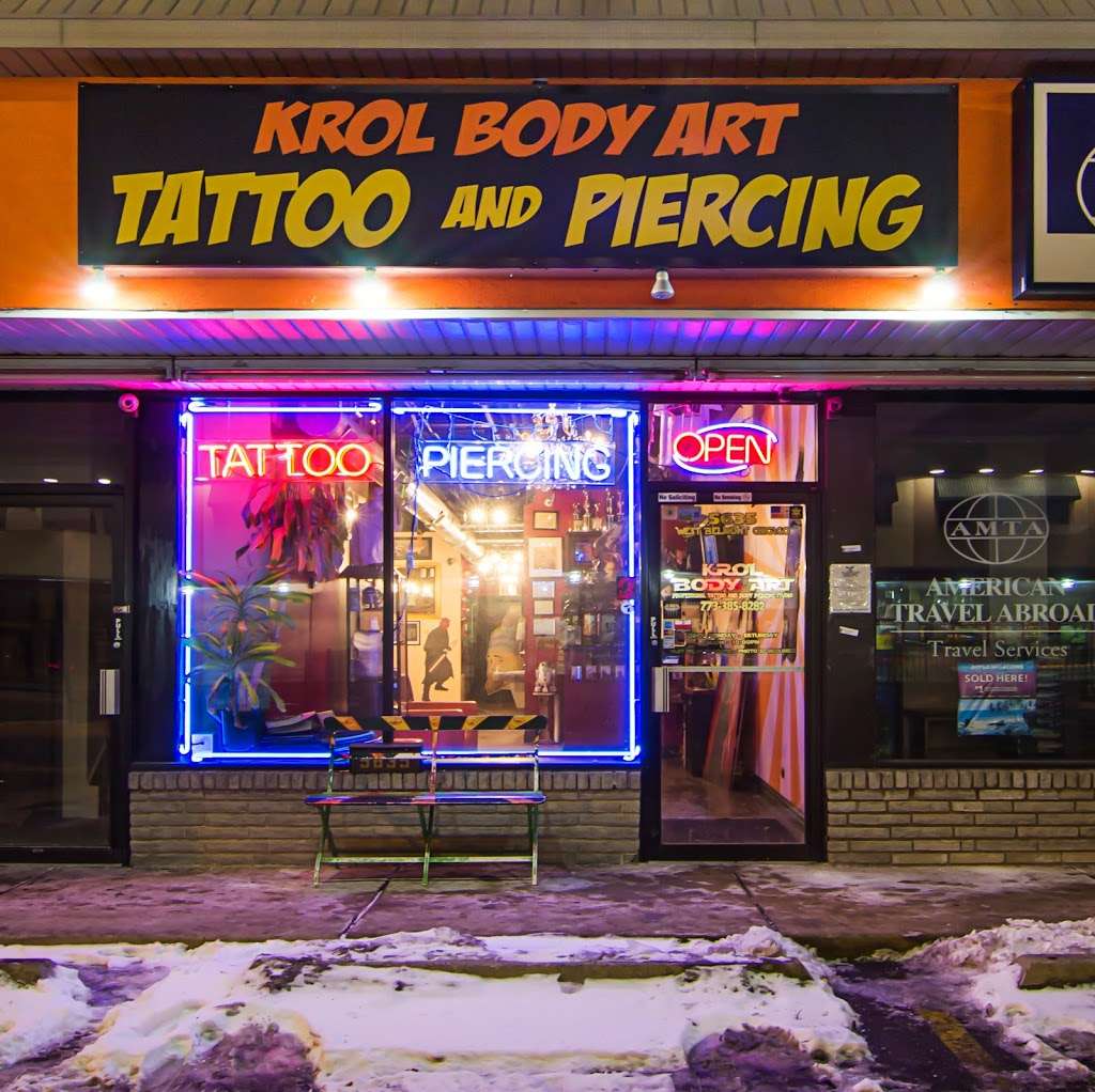 Krol Body Art | 2105 W Belmont Ave, Chicago, IL 60618, USA | Phone: (773) 385-8282