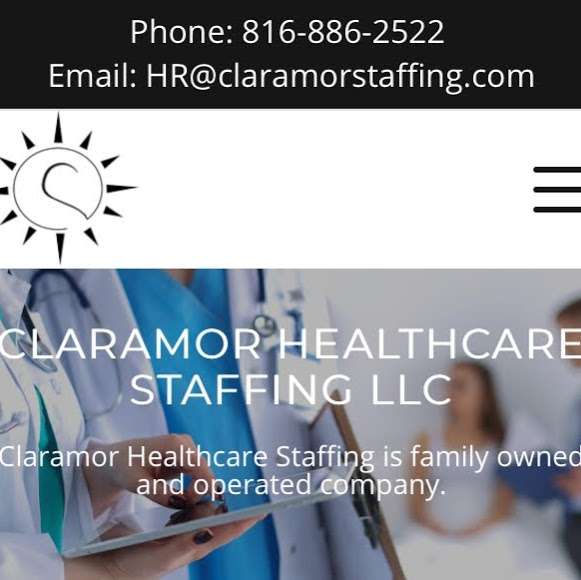 Claramor Healthcare Staffing LLC | 12120 State Line Rd #211, Leawood, KS 66209 | Phone: (816) 886-2522