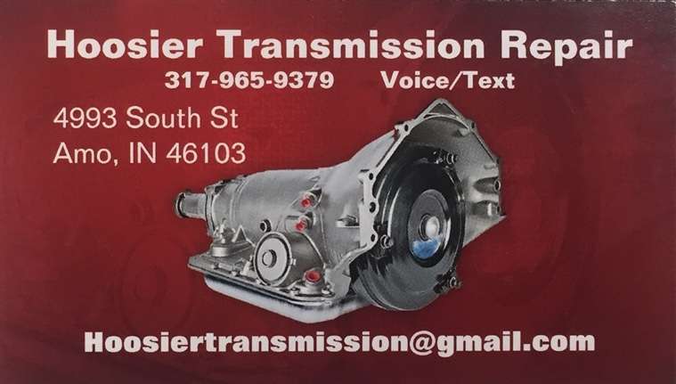 Hoosier Transmission Repair | 4993 South St, Amo, IN 46103 | Phone: (317) 965-9379