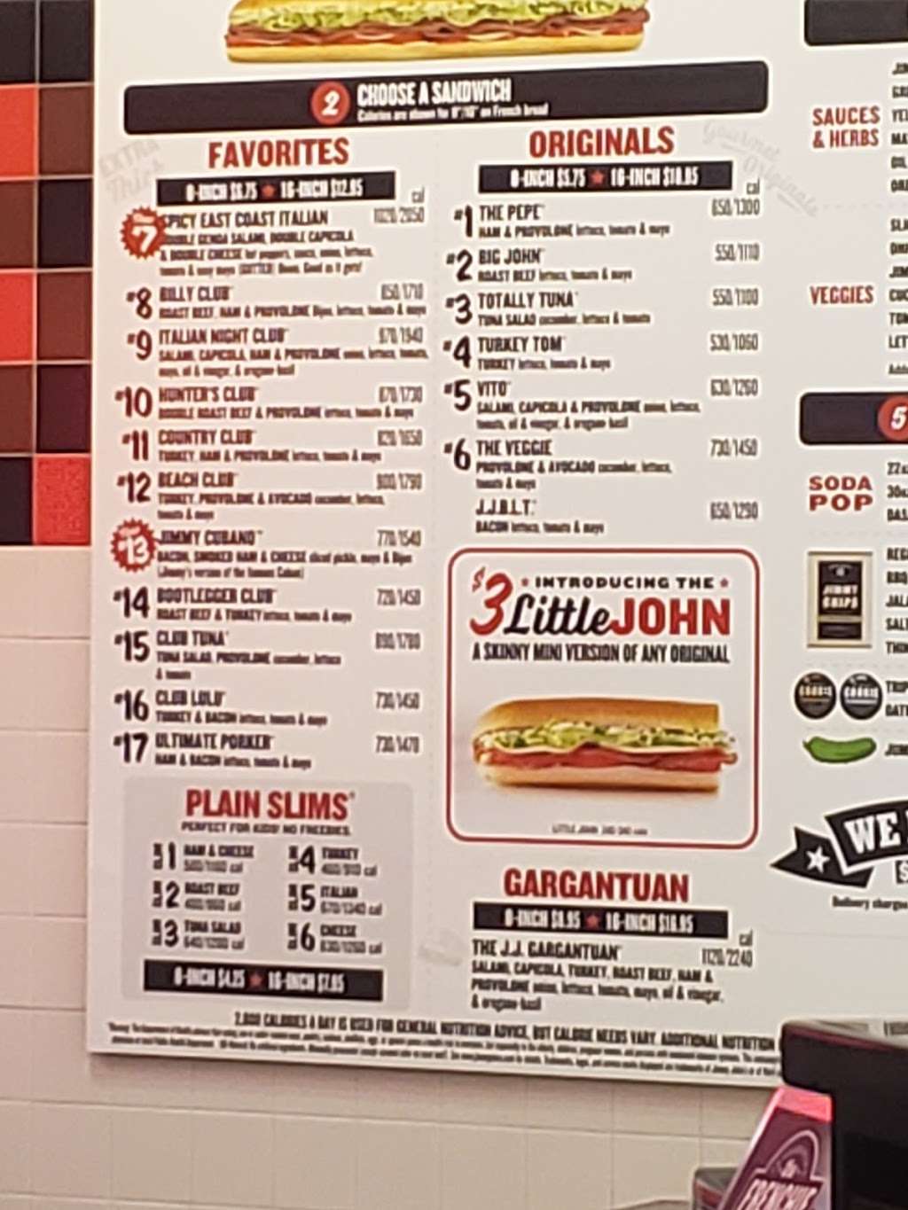 Jimmy Johns | 6450 N MacArthur Blvd Ste. 120, Irving, TX 75039 | Phone: (972) 556-1800