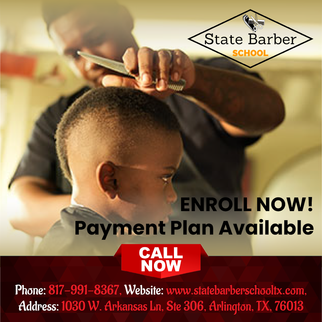 State Barber School | 1030 W Arkansas Ln Ste 306, Arlington, TX 76013, USA | Phone: (817) 991-8367