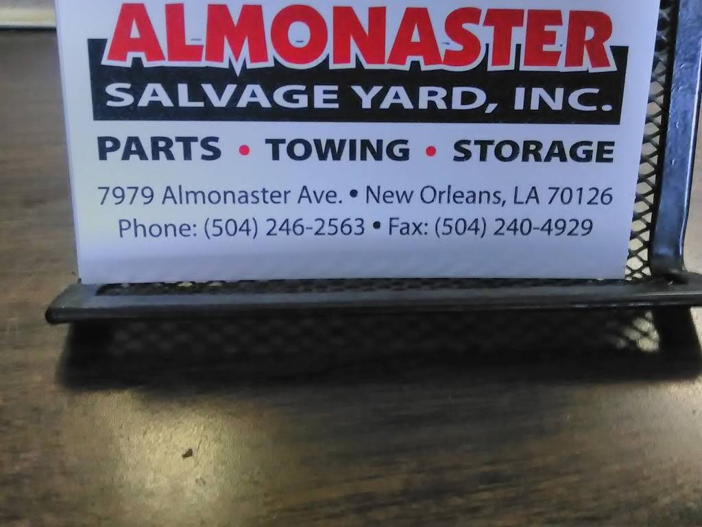 Almonaster Salvage Yard, Inc. | 7979 Almonaster Ave, New Orleans, LA 70126, USA | Phone: (504) 246-2563