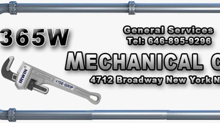 365 w mechanical corp | 2990 Webster Ave, Bronx, NY 10458, USA | Phone: (646) 895-9296