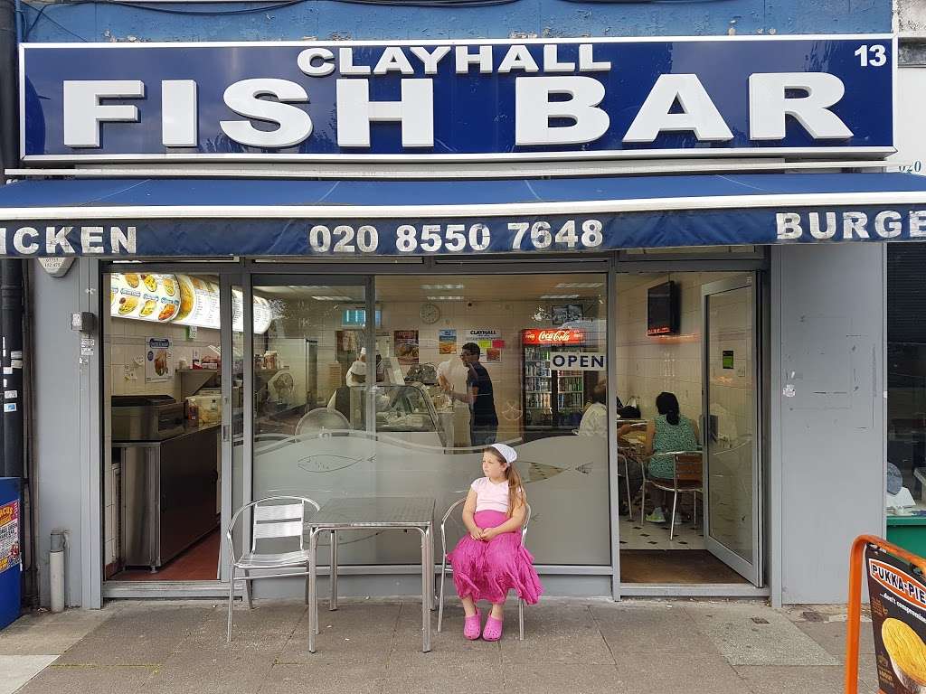 Clayhall Fish Bar | 13 Claybury Broadway, Ilford IG5 0LQ, UK | Phone: 020 8550 7648
