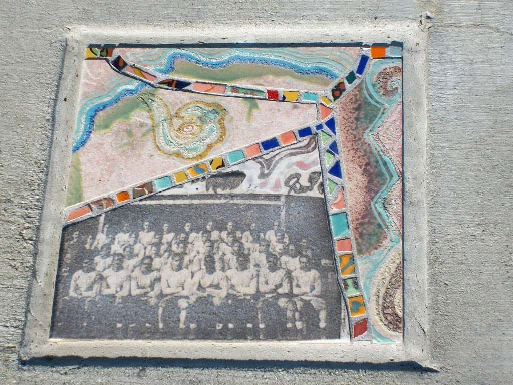 Public Art "La Gente del Pueblo" | Station platform, 3545 Pasadena Ave, Los Angeles, CA 90065, USA