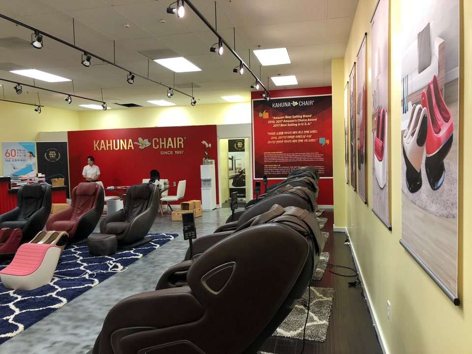 Kahuna massage chair. Irvine | 2700 Alton Pkwy, Irvine, CA 92606 | Phone: (949) 527-5000